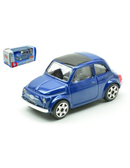 BBURAGO BU30046BL FIAT 500 1965 BLUE 1:43 Modellino