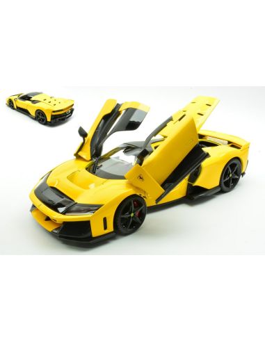 BBURAGO BU16022Y FERRARI F80 YELLOW 1:18 Modellino