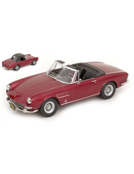 KK SCALE KKDC180249 FERRARI 275 GTS PININFARINA SPYDER 1964 Steve Mc Queen REDMETALLIC 1:18 Modellino