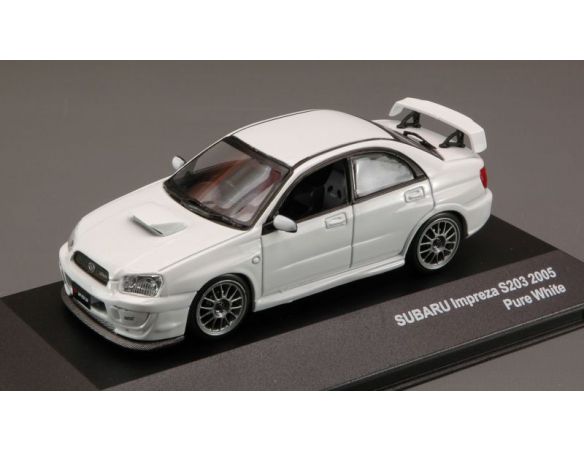 J-Collection JC141 SUBARU IMPREZA S203 2005 PURE WHITE 1:43 Modellino