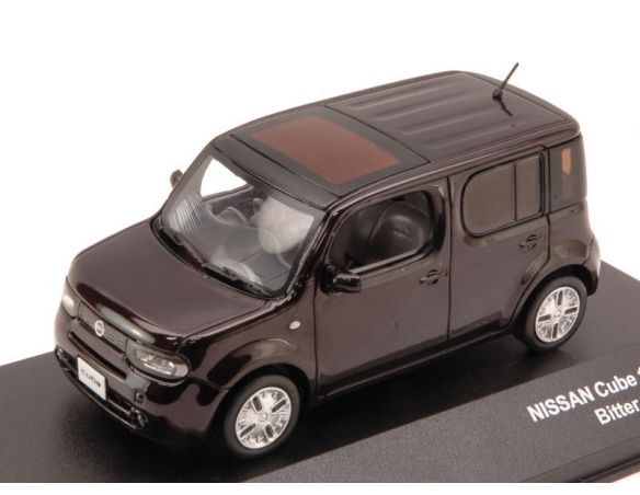 J-Collection JC189 NISSAN CUBE 15X 2009 BITTER CHOCOLATE 1:43 Modellino