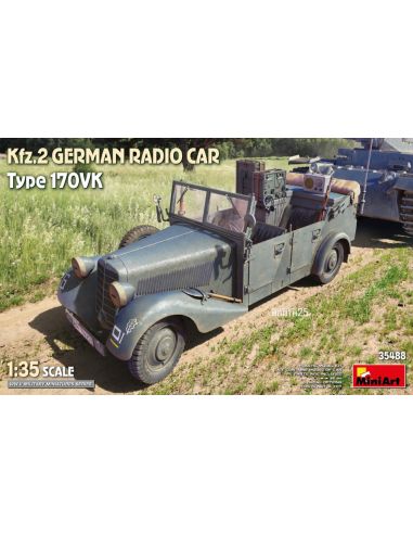 MINIART MIN35488 Kfz.2 German Radio Car Type 170VK KIT 1:35 Modellino