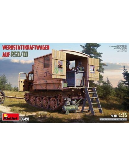MINIART MIN35491 WERKSTATTKRAFTWAGEN Auf RSO/01 KIT 1:35 Modellino