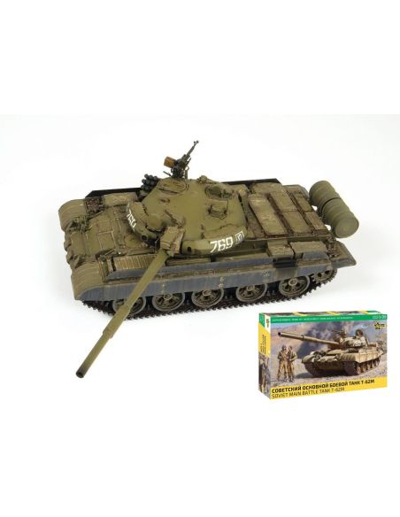ZVEZDA Z3679 SOVIET MAIN BATTLE TANK T-62M KIT 1:35 Modellino