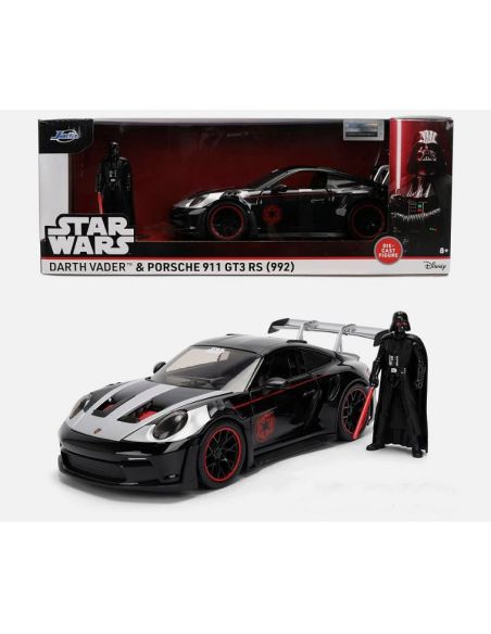JADA TOYS JADA36477 PORSCHE 911 STAR WARS DARTH VADER BLACK 1:24 Modellino