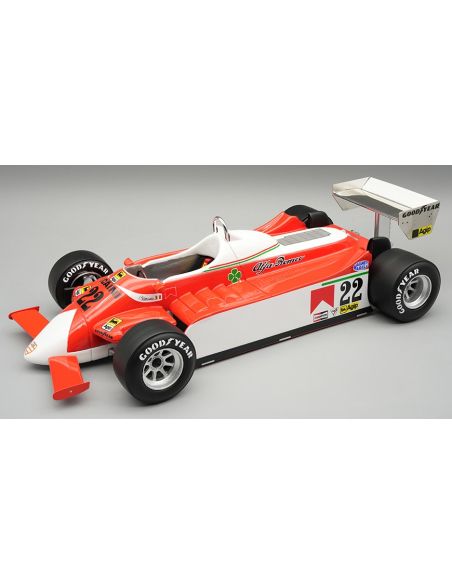 TECNOMODEL TMD18365A ALFA ROMEO 179 N.22 OLANDA GP 1980 V.BRAMBILLA 1:18 Modellino
