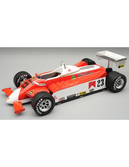 TECNOMODEL TMD18365B ALFA ROMEO 179 N.23 USA EAST GP 1980 B.GIACOMELLI 1:18 Modellino