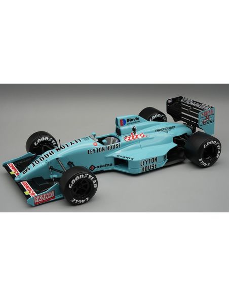 TECNOMODEL TMD18370C MARCH 881 GERMAN GP 1988 IVAN CAPELLI RAIN TYRES 1:18 Modellino