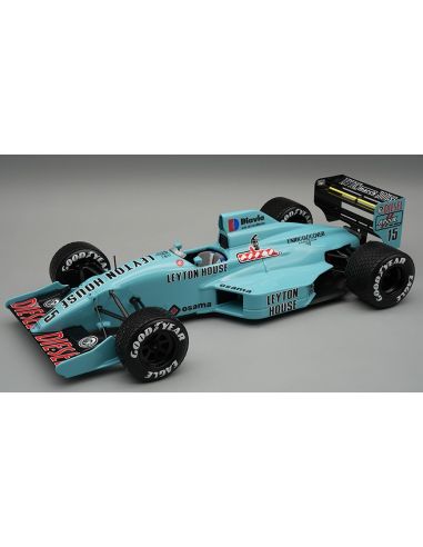 TECNOMODEL TMD18370D MARCH 881 ENGLAND GP 1988 M.GUGELMIN RAIN TYRES 1:18 Modellino