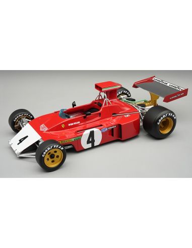 TECNOMODEL TMD18411C FERRARI 312B3-73 N.4 CANADA GP 1973 A.MERZARIO CRASHED NOSE 1:18 Modellino
