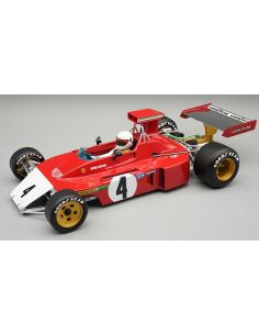 TECNOMODEL TMD18412C FERRARI 312B3-73 N.4 CANADA GP A.MERZARIO W/DRIVER AND CRASHED NOSE 1:18 Modellino