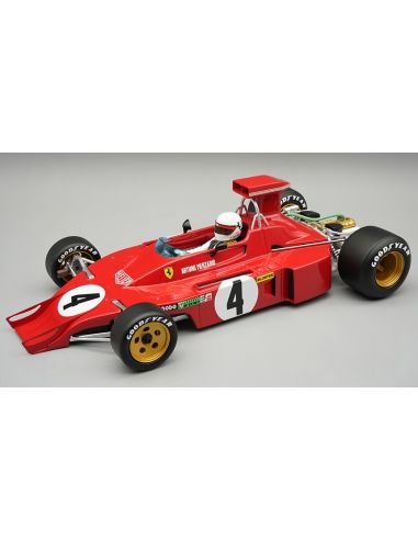 TECNOMODEL TMD18412D FERRARI 312B3-73 N.4 WATKINS GLEN GP A.MERZARIO W/DRIVER 1:18 Modellino