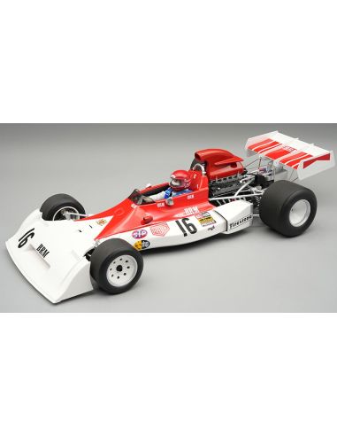 TECNOMODEL TMD18420D BRM P160E N.16 SPAIN GP 1973 N.LAUDA W/DRIVER 1:18 Modellino