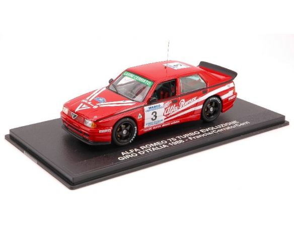 M4 M47092 A.ROMEO 75 N.3 GIRO D'ITALIA'88 1:43 Modellino