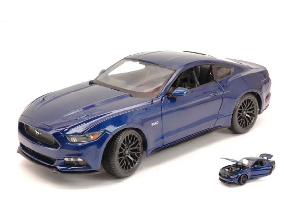 Maisto MI31197 FORD MUSTANG 2015 BLUE 1:18 Modellino