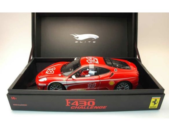 Hot Wheels K4146 FERRARI F 430 CHALLENGE 1:18 Modellino
