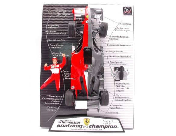 Hot Wheels L6234 FERRARI M.SCHUMACHER'06 ANATOMY 1:18 Modellino