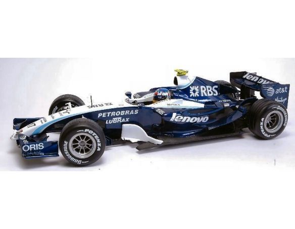 Hot Wheels K6635 WILLIAMS A WURZ 2007 1:18 Modellino