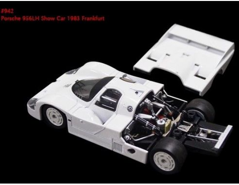 Hpi Racing HPI0942 PORSCHE 956 LH SH.CAR'83 WHITE 1:43 Modellino