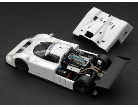 Hpi Racing HPI0995 JAGUAR XJR 9 PLAIN COLOR WHITE 1:43 Modellino