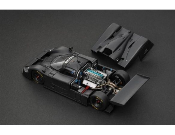 Hpi Racing HPI0996 JAGUAR XJR 9 PLAIN COLOR BLACK 1:43 Modellino