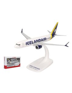 HERPA HP614641 BOEING 737 MAX 8 ICEALANDER YELLOW TAIL STRIPE 1:200 Modellino