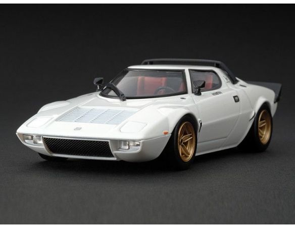 Hpi Racing HPI8068 LANCIA STRATOS HF 1974 WHITE 1:43 Modellino
