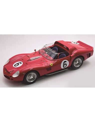 TECNOMODEL TMD18232B FERRARI 330 TRI-LM N.6 WINN.LE MANS 1962 O.GENDEBIEN-P.HILL 1:18 Modellino