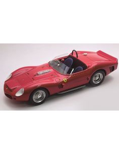 TECNOMODEL TMD18232F FERRARI 330 TRI NO ROOL-BAR LOWER WINDSHIELD PRESS VERSION RED 1:18 Modellino