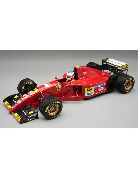TECNOMODEL TMD18333A FERRARI 412T2 N.27 JAPAN GP 1995 RAIN TYRES J.ALESI W/DRIVER 1:18 Modellino