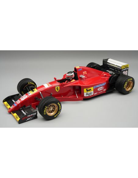 TECNOMODEL TMD18333D FERRARI 412T2 N.28 JAPAN GP 1995 RAIN TYRES G.BERGER W/DRIVER 1:18 Modellino