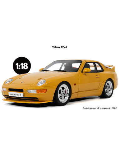 GT SPIRIT GT947 PORSCHE 968 TURBO S1993 YELLOW 1:18 Modellino