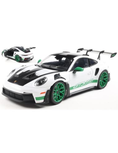 SOLIDO SL1812107 PORSCHE 911 GT3 RS - TRIBUTETO CARRERA RS PACKAGE WHITE2024 1:18 Modellino