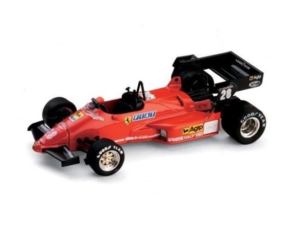 Brumm BM0143 FERRARI 126 C 4 R.ARNOUX 1984 N.28 2nd S.MARINO GP 1:43 Modellino