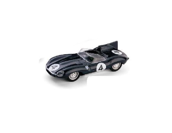 Brumm BM0149 JAGUAR D TYPE N.4 WINNER LE MANS 1956 FLOCKHART-SANDERSON 1:43 Modellino