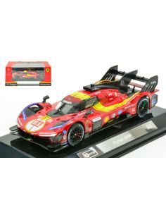 BBURAGO BU36319 FERRARI 499P N.51 3rd LE MANS 2025 PIER GUIDI-CALADO-GIOVINAZ.SIGN.1:43 Modellino