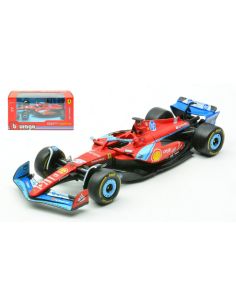 BBURAGO BU36844LMI FERRARI SF-24 N.16 3rd MIAMI GP 2024 CHARLES LECLERC 1:43 Modellino