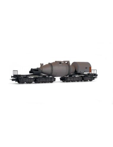 Lima HL6045 Carro torpedo per il trasporto di ferro liquido H0 1:87 treno Modellino