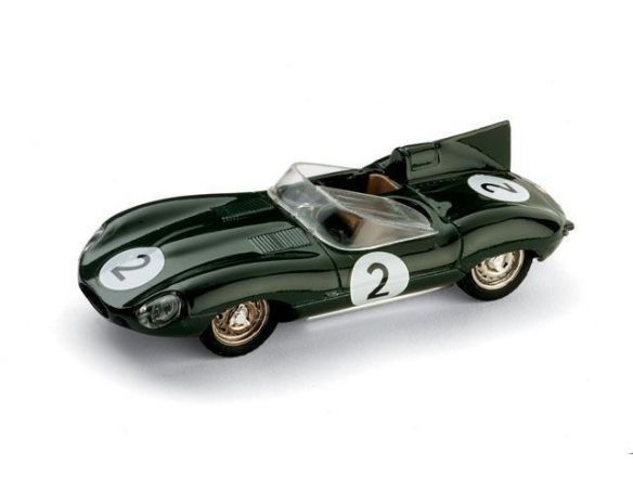 Brumm R150B JAGUAR D-TYPE LE MANS '56 n.2 1/43 Modellino