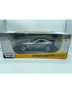 Maisto MI36800 MERCEDES SLR MC LAREN Silver 1:18 Modellino