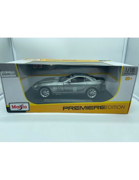 Maisto MI36800 MERCEDES SLR MC LAREN Silver 1:18 Modellino