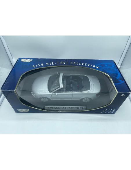 Cararama Motorama MTM73148SL AUDI A4 CABRIOLET 2000 SILVER 1:18 Modellino