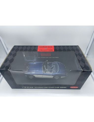 Kyosho 08143BW Austin Healey 3000MK-III Blue white 1:18 Modellino Scatola Rovinata