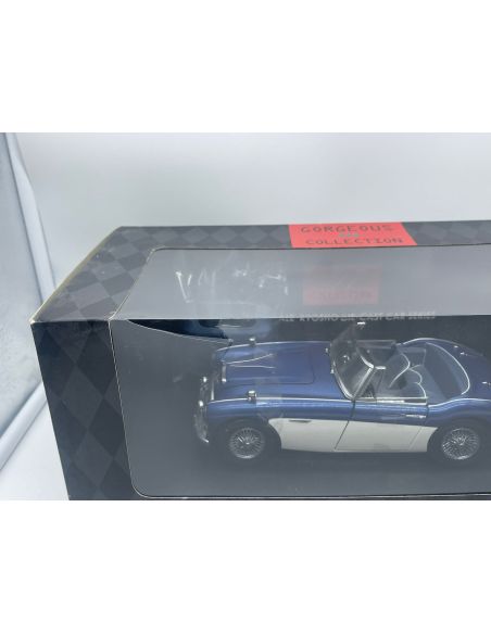 Kyosho 08143BW Austin Healey 3000MK-III Blue white 1:18 Modellino Scatola Rovinata