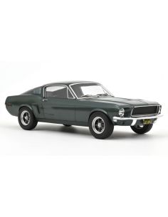 NOREV NV122702R FORD MUSTANG FASTBACK 1968 SATIN GREEN METALLIC REPRODUCTION 1:12 Modellino