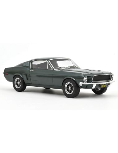 NOREV NV122702R FORD MUSTANG FASTBACK 1968 SATIN GREEN METALLIC REPRODUCTION 1:12 Modellino