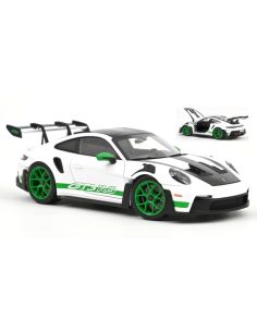 NOREV NV187372 PORSCHE 911 GT3 RS TRIBUTE TO CARRERA RS 2022 WHITE/GREEN 1:18 Modellino