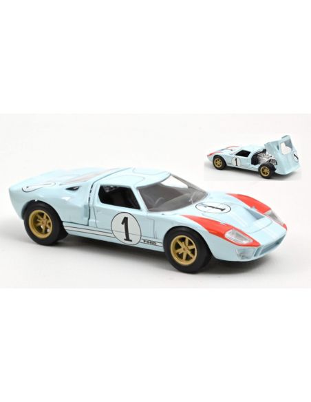 NOREV NV270568R FORD GT40 1966 N.1 JET-CAR 1:43 REPROD. Modellino