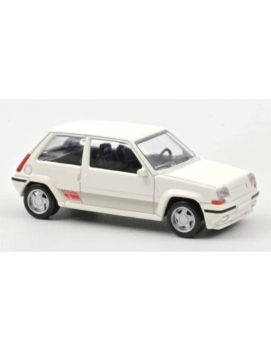 NOREV NV510538RR RENAULT SUPERCINQ GT TURBO PH II 1988 WHITE JET CAR 1:43 REPROD.2026 Modellino