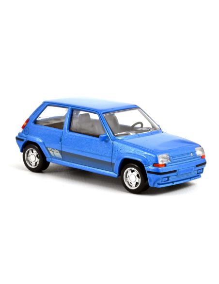 NOREV NV510540R RENAULT SUPERCINQ GT TURBO PH II 1988 BLUE METALLIC JET-CAR 1:43 REPROD. Modellino